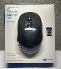 Microsoft 1850 U7Z00001 Black Wireless Mobile Mouse w/Dongle - NEW SEALED
