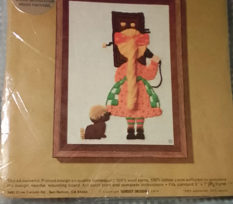 Kit de costura Jiffy vintage #702 "Talkin'" diseñado por Connie Blyler - sellado Foto 3 de 4