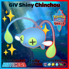 ✨ Shiny Chinchou 6IV ✨ Pokemon Sword & Shield 🚀 Fast 🚀