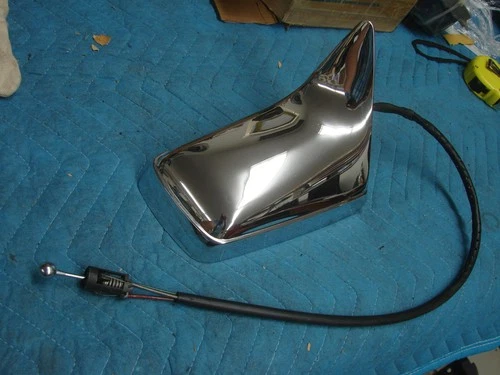 1985 1991 CADILLAC CHROME PLASTIC MIRROR NOS GM REMOTE CONTROL 25555503 SDV CPV