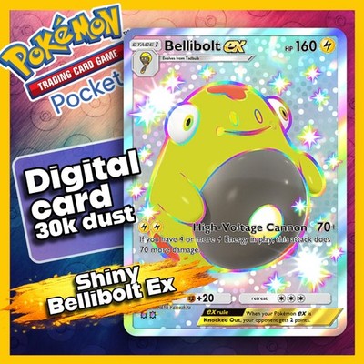 Pokémon TCG Pocket - Shiny Belibolt Ex - 2 Star - Englisch - 30k Dust Trade