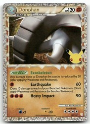 Donphan (Prime) 107/123 Celebrations: Classic Collection Holo