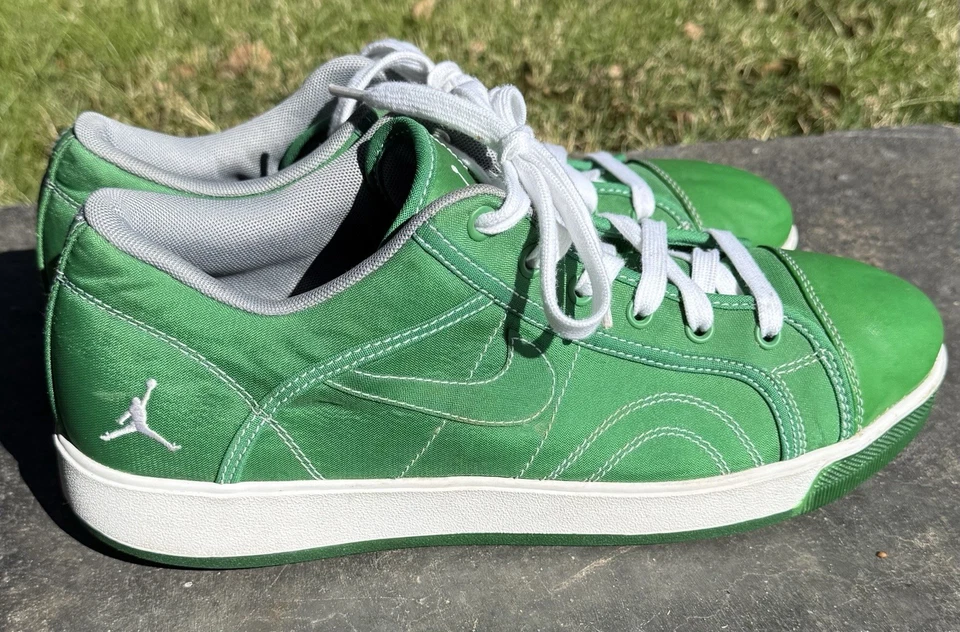 Air Jordans, Sky High Retro Verde Low Top Hombre US 11.5- Leer descripción Foto 2 de 4