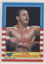 1987 Topps WWF Dynamite Kid #20 fm0