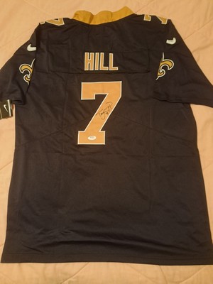 TAYSOM HILL NEW ORLEANS SAINTS SIGNED AUTOGRAPHED FOOTBALL JERSEY