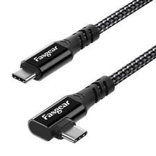 USB C 3.2 Gen 2x2 Cable 6ft, 20Gbps 4K Video 100W Charging 90 Degree Type C C...