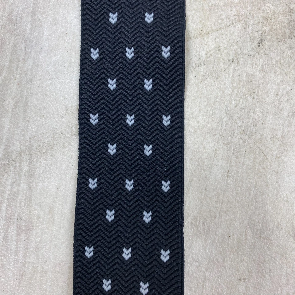 BRETELLES En Cuir Noir À Pois De St Michael Vintage Pour Hommes - Photo 2/4