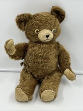 Antique Knickerbocker Teddy Bear Brown Mohair 16  