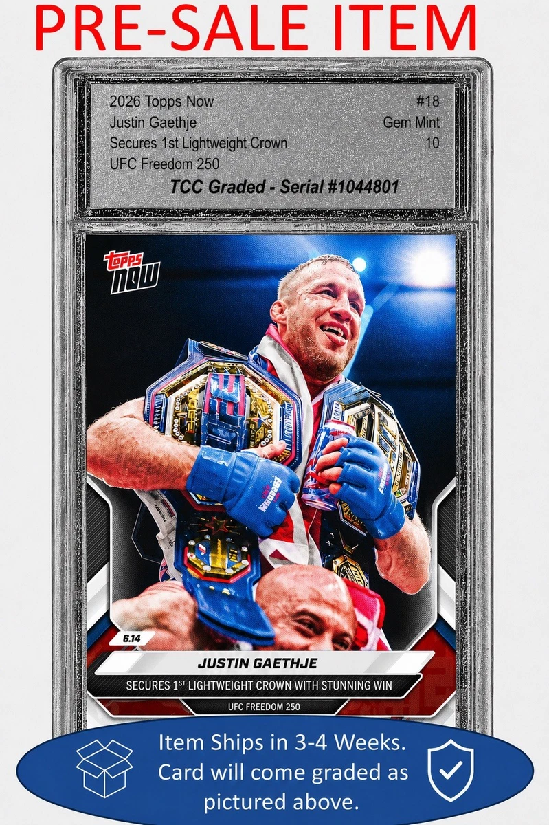 Ultimate Fighting Championship (UFC) Topps Mixed Martial Arts (MMA