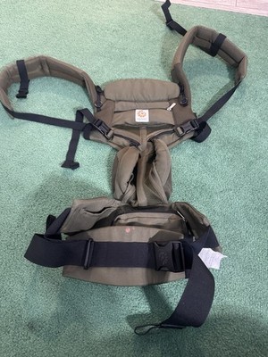 Ergobaby Omni 360 Cool Air Mesh Baby Carrier Khaki Green Adjustable
