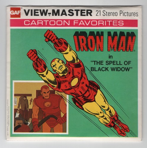 Marvel Comics Iron Man 1977 View-Master Packet Packet H-44