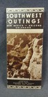 '30s Southwest Outings New Mexico Arizona Colorado Picture Map Fred Harvey M69 — photo 1