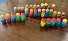 Lot of 31 vintage Fisher-Price Little People Figures- Some Htf, No Repeats