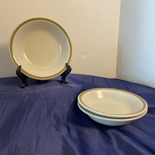 Set of 3 Spring Bouquet Stoneware 5 1/2” Berry Dessert Bowls Japan VGC
