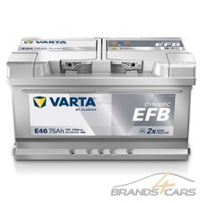 VARTA AUTOBATTERIE DYNAMIC EFB 75Ah STARTERBATTERIE 730A E46 