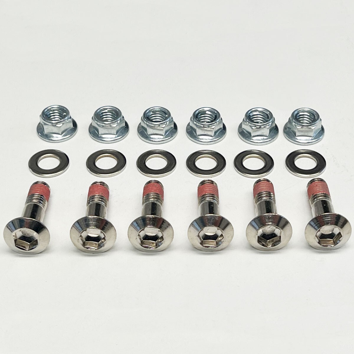 Nickel Rear Sprocket Bolts Yamaha YZ YZF 80 85 125 250 YZ250F