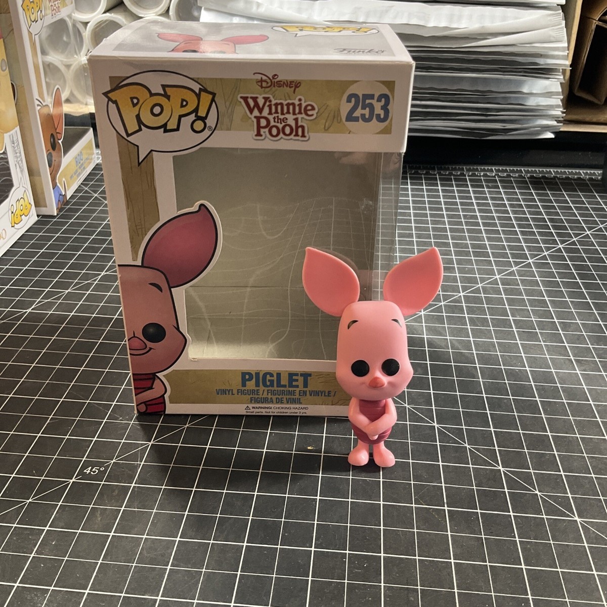 Funko POP! Disney: Winnie the Pooh Piglet #253 Box And Figure No