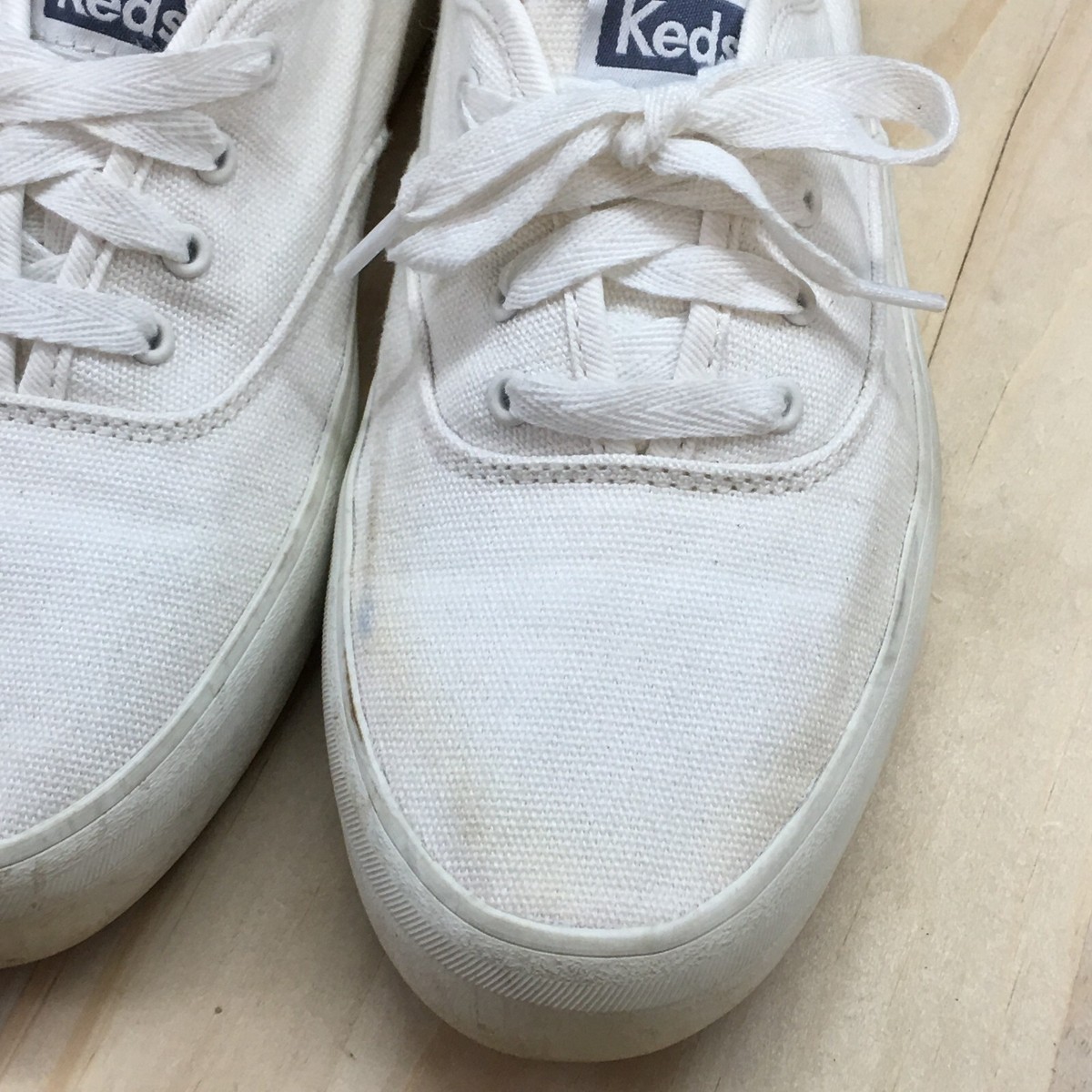 Keds Shoes Womens 8 Champion GN Casual Sneakers White Canvas