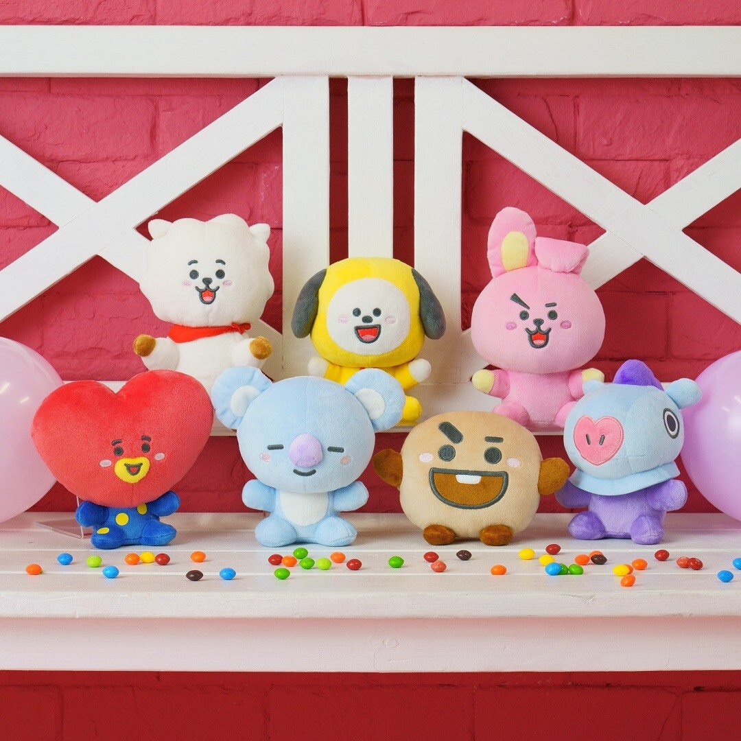 BT21 KITCHEN マスコット セット BT21 BTS SET of 7 Complete KITCHEN Mascot Plush Key Chain