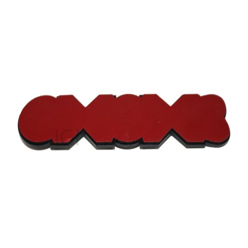 1x Universal Emblem Badge Decal Sticker XOXO Heart Crystal ABS 5" x 1-1/8" - Bild 3 von 3