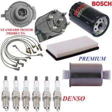 Tune Up Kit Filters Cap Wire Spark Plugs For GMC SONOMA V6 4.3L, VIN W 1992-1995