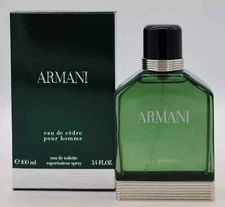 Armani Eau De Cedre Eau de Toilette Spray for Men 3.4 fl. oz. / 100ml- very RARE