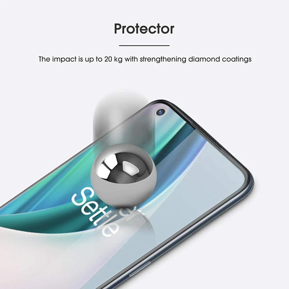 [3-Pack] Tempered Glass Screen Protector for OnePlus Nord N10 5G / Nord N100 - Image 2 of 4