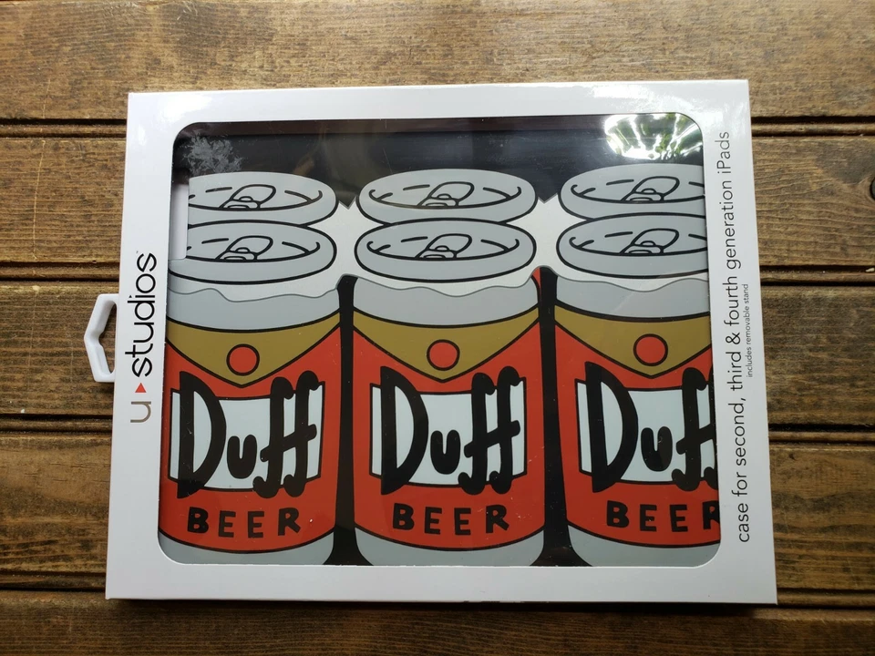 SIMPSONS DUFF BEER iPad Case Universal Studios Excl (2nd/3rd/4th Gen) $39 Retail - Image 2 of 4