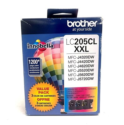 Brother LC2053PKS XXL Super High-yield Color Printer Ink Cartridge, Exp. 02/2026