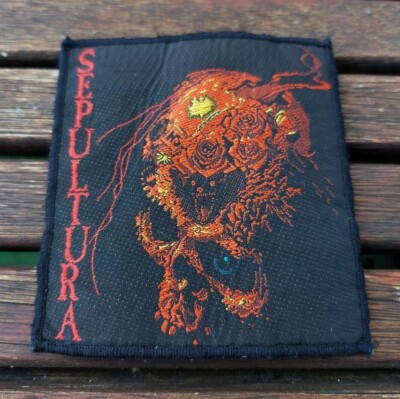 Sepultura Beneath The Remains Patch 1989 Original Aufnäher Heavy Metal
