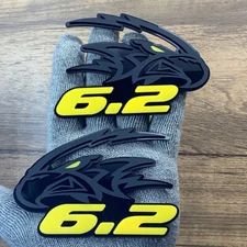 Eagle Hawk  Badges Emblem Yellow Eye Alpha for 6.2, 2 Badges Fender American