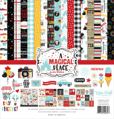 Echo Park Paper A MAGICAL PLACE 12x12 Scrapbook Cardstock Collection Kit