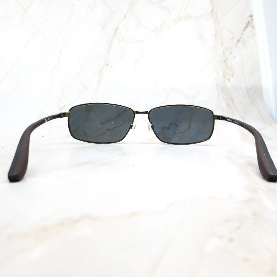 Gafas de sol Nike Pivot Six marco EV1091-202 para hombre marrón metal borde completo 62-14-135 Foto 4 de 4