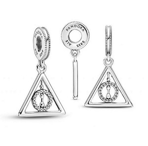 全新正品pandora 哈利波特 死亡圣器魅力悬垂925 银ale Ebay