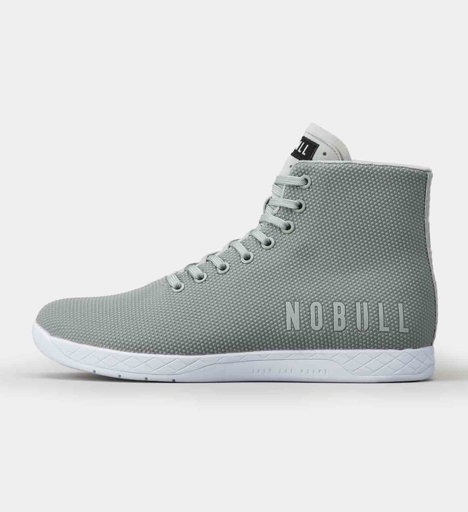 NOBULL Men's High-Top Outwork Sneaker In Arctic Grey Size 11.5