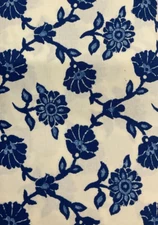 DEAR STELLA DESIGN #176-BLUE FLORAL-- BY THE YARD