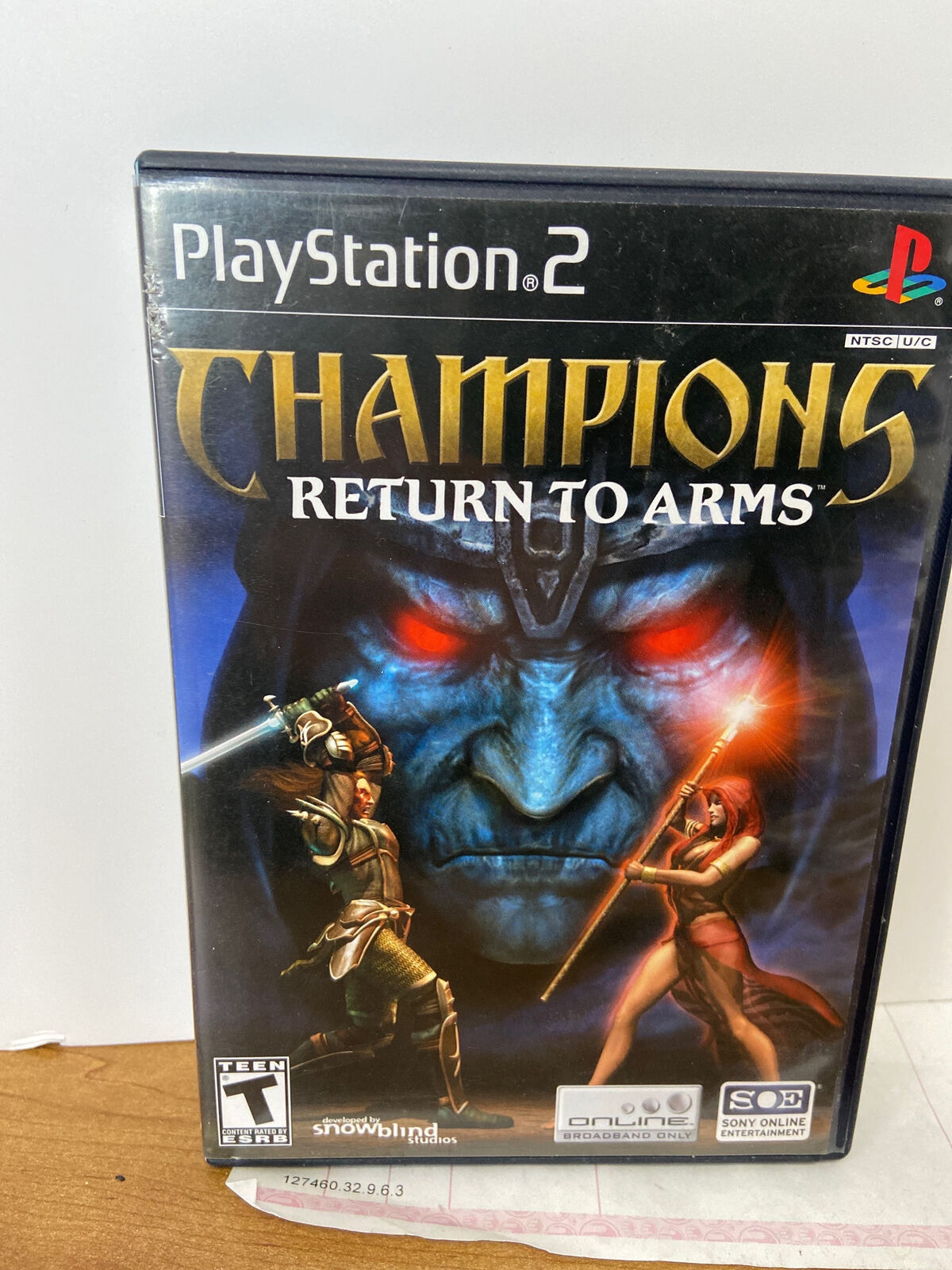 CHAMPIONS RETURN TO ARMS JOGO REPRÔ PARA PLAYSTATION 2