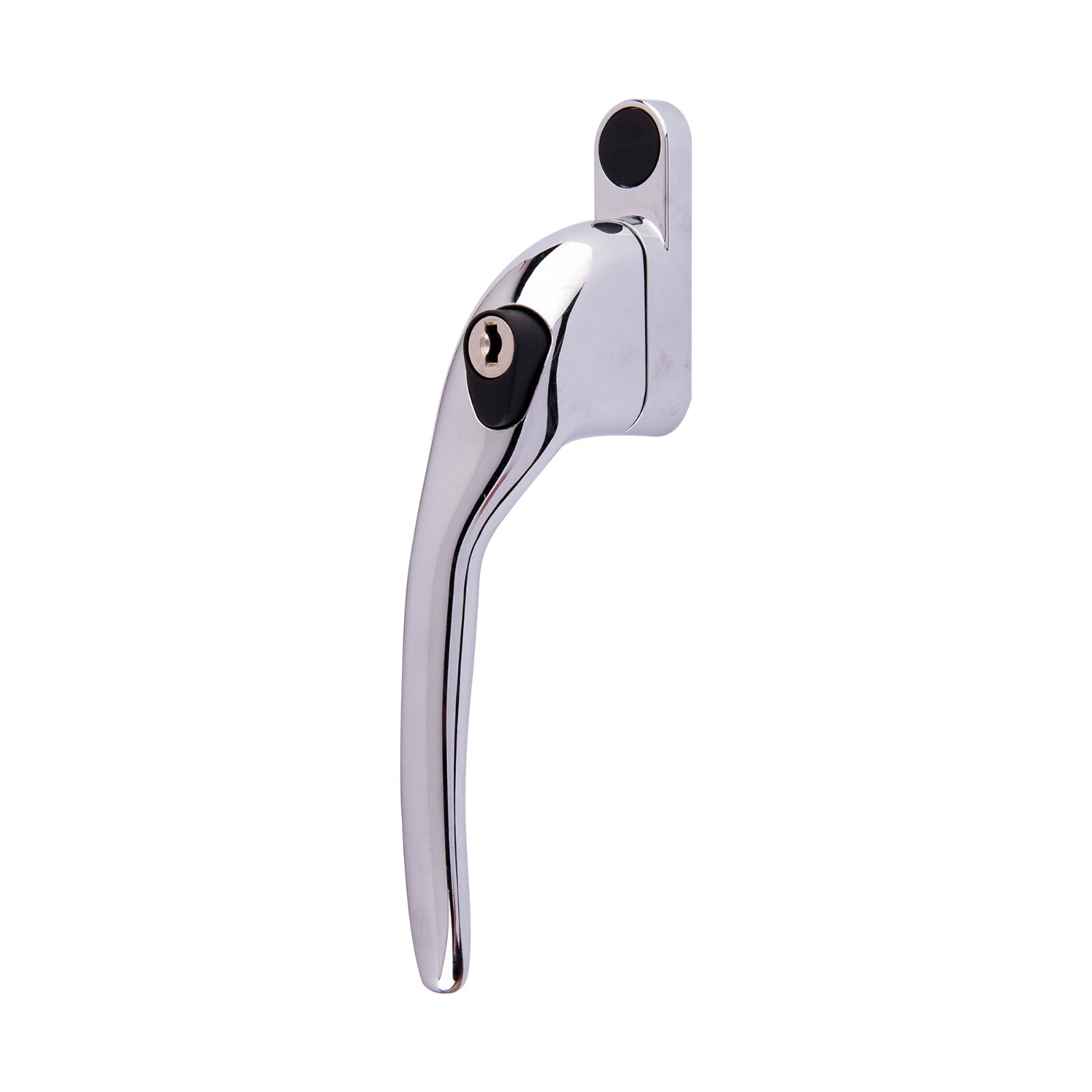 Yale  Offset Left PVCu Window Handle Chrome