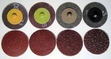 USA MADE 50x 2" Inch 24/36/60/80/120 GritLock Sanding Discs Type R