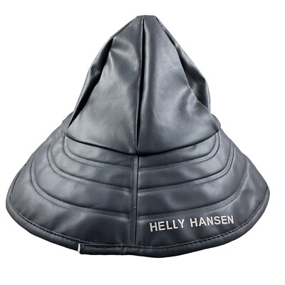 Helly Hansen Regenhut Fischer schwarz PVC verstellbar Fleecefutter PO544572