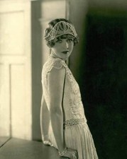 Actress Claire Windsor wearing a dress with cap sleeves the bodi 1930s Old Photo