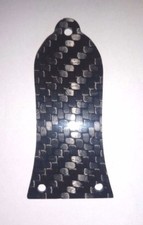 Blank 100 CARBON FIBER Guitar Truss Rod Cover 3 Hole Fits Epiphone Les Paul LP