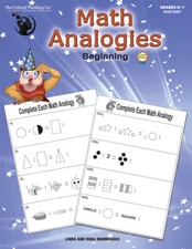 Math Analogies Beginning - Analogical & Mathematical Reasoning Puzzles, Gr. K-1