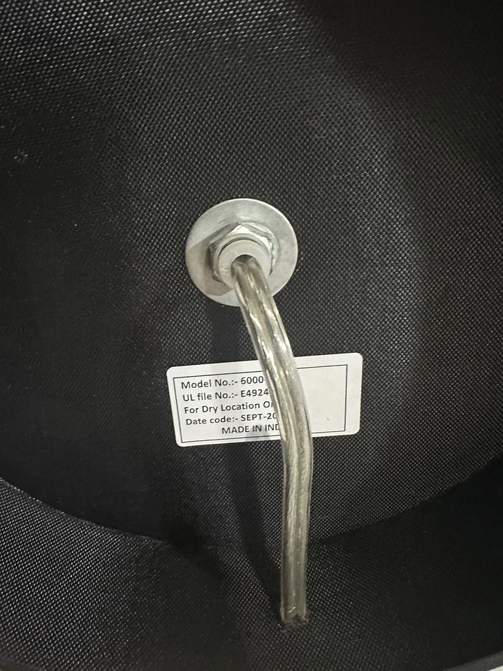 Lámpara de mesa Pottery Barn Wallace Currey & Company pantalla no incluida cuero Foto 4 de 4