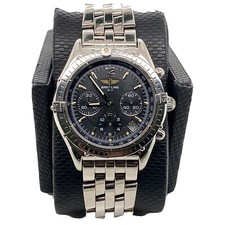 Breitling Chrono Cockpit 37 Gray Dial Bracelet Box Callisto Chronograph A30012