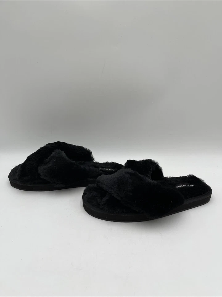 Women’s Call It Spring Slide Sandals Black Size 8W - Image 3 of 4