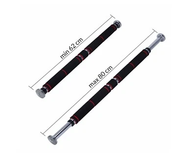 Barre de Traction Télescopique Porte de Fitness Barre de Traction Body Workout - Photo 1/3