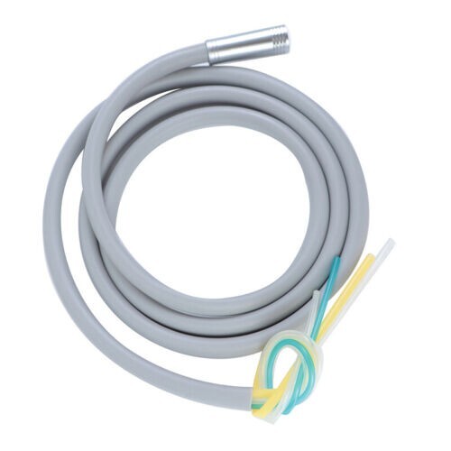 Manguera/tubo de silicona dental para pieza de mano de alta/baja velocidad 4 orificios bañera de mano