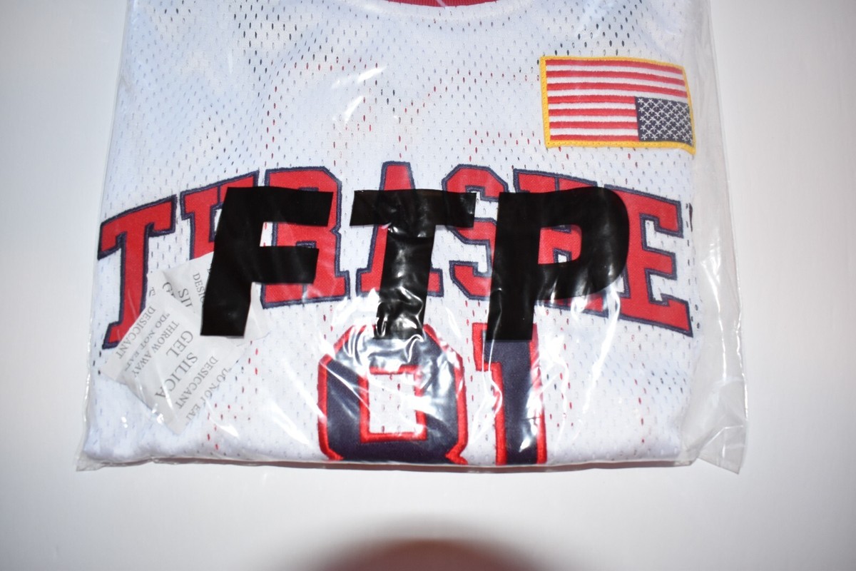 FTP + Thrasher Championship Jersey, White, Size Large (L 