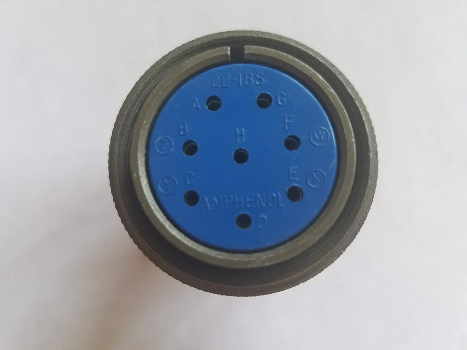 Amphenol Circular Connector 8 Pin Female Plug Electrical MS3106A22-18S - Image 3 of 4
